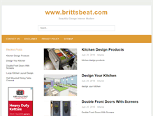 Tablet Screenshot of brittsbeat.com